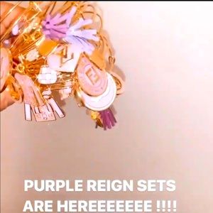 PURPLE REIGN CHARM BANGLES